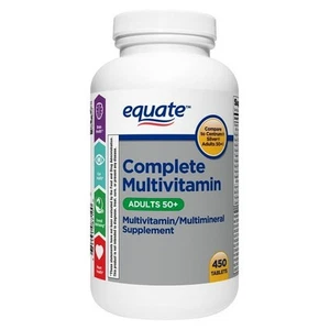 Equate Complete Multivitamin/Multimineral Supplement for Adults 50+ - 450 Count - Picture 1 of 3