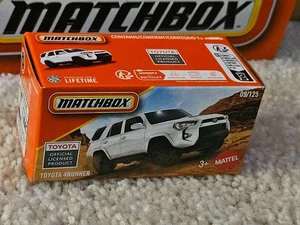 Matchbox 2025 Toyota 4Runner #09/125 Bianco U14A C Power Grabs - Foto 1 di 2
