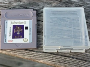 Final Fantasy Legend III 3 w OEM Clear Case Game Boy Original Authentic Tested - Picture 1 of 4