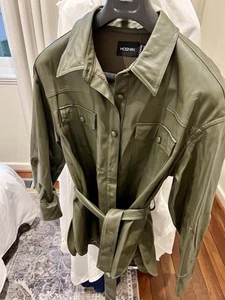 Mossman Pleather Jacket NWOT Sz 12 - Picture 1 of 3