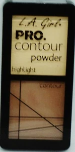 LA GIRLS PRO. Contour POWDER Highlight & Contour NATURAL GCP663 Sealed - Picture 1 of 2