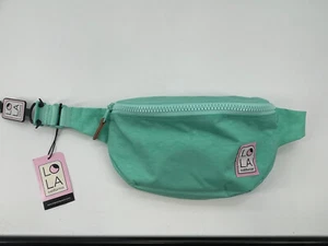 NEW LOLA CALIFORNIA Mondo mint green Large nylon belt bag fanny pack travel - Picture 1 of 2
