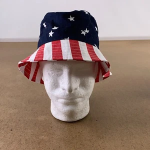 The Children's Place Kids Size L/XL 8+ Americana Reversible Bucket Hat NWT - Picture 1 of 6
