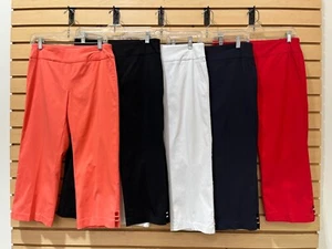 Counterparts pull on super stretch Crop with gold bead detail on hem . - Picture 1 of 1