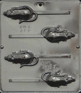 Rat Lollipop Chocolate Candy Mold Harry Potter Party 3453 NEW - Bild 1 von 1