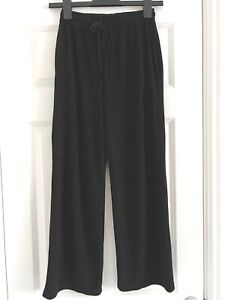 Urban Outfitters, Black, Loose Leg, Casual Trousers, Size S (Worn by UK8/10)
