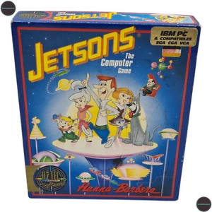Jetsons The Computer Game IBM PC 3.5 Floppy Spiel Big Box Hi-Tec 1992 - Picture 1 of 7