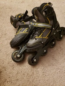 Mens Roller Derby RD Aerio Elite Series Q60 Black Inline Skates Rollerblades - 6 - Picture 1 of 5