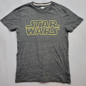 Star Wars Original Graphic Black Logo Spell Out Men Tee Shirt Size Small - Picture 1 of 12