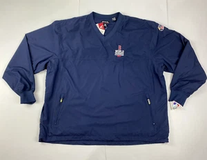 NWT Antigua Men’s Blue 2007 World Series Boston Red Sox Champs Windbreaker Sz XL - Picture 1 of 12