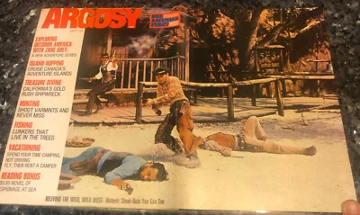 ARGOSY Sept 1972 ZANE GREY SIX-GUN TERRITORY, Tombstone, VF+ - Image 1 of 4