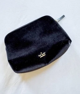 Kate Spade Small Cosmetic Travel Bag Velvet Black - Picture 1 of 6