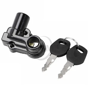 Motorcycle Black Seat Lock w/2Keys For Honda CB175K CB200T CB350F XL350K CB360K - Picture 1 of 12