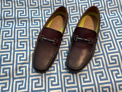 Zapato de conducción de cuero borgoña LaMilano para hombre "Wilson" 8,5 Foto 1 de 4