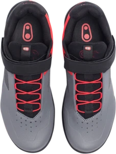 CRANKBROTHERS Stamp Speed Lace Flat Shoes - Gray/Red - US 7.5 STS07030A-7.5 - Picture 1 of 5