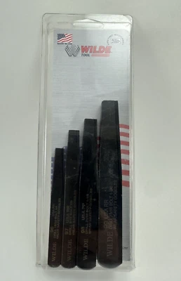 Wilde Tool #89 Juego de 4 extractores cuadrados de tornillos y pernos grandes HECHO EN EE. UU. con estuche Foto 1 de 2