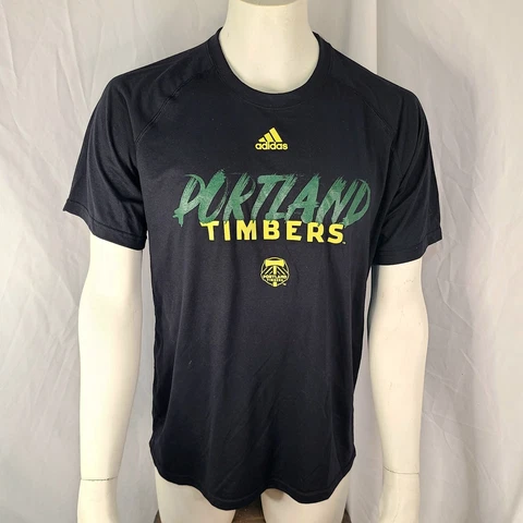 Portland Timbers Adidas MLS Black Graphic Tshirt sz XL New With Tags Soccer Cover