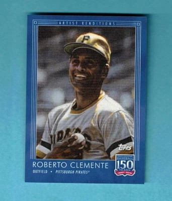 Roberto Clemente 2019 Topps 150 Years Artist Renditions #33 A125 - Image 1 of 2