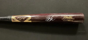 JORDAN LAWLAR Signed Autographed Game-Used Rookie Bat Diamondbacks JSA AF16948 - Picture 1 of 7