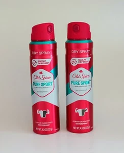 Old Spice Men's Antipespirant Deodorant Sweat Defen, Pure Sport, 4.3oz - 2cnt - Picture 1 of 1