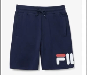 FILA Logo Short /Blue /Kids/Size Medium - Picture 1 of 3