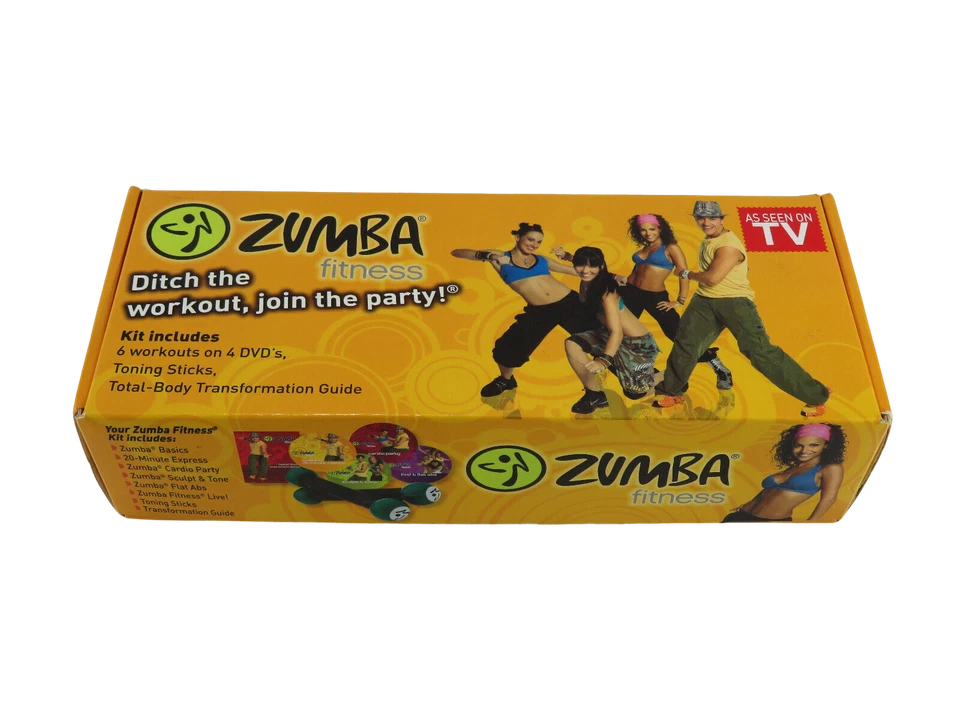 Zumba Fitness Total Body Transformation System (DVD, 2010, Standard Edition)
