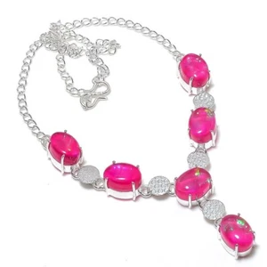 Triplet Opal Gemstone Handmade 925 Sterling Silver Jewelry Necklace Size 18" - Picture 1 of 1