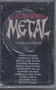 California Metal Vol II CASSETTE Vision/Recon/Emerald/Mastedon/Soldier/Ransom - Picture 1 of 1