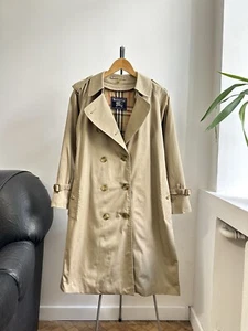 Burberrys Vintage Beige Nova Check Mantel Damen 12 - Bild 1 von 6