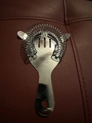 Colador de cóctel vintage años 70 Irvinware cromado/acero inoxidable coleccionable Foto 1 de 3