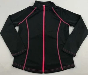 $35 Circo Kid's Girl's Black Long Sleeve Zip-Up Top Active Track Jacket Size XS - Picture 1 of 1