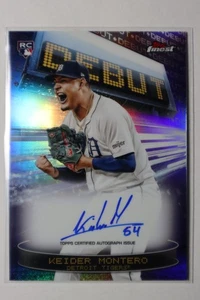 2025 Topps Finest - Debut Autographs Keider Montero #DAV-KM (AU, RC) - Picture 1 of 2