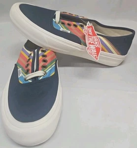 VANS Auténticos Zapatos de Skate Retro Rayas Para Hombre Talla 7 Para Mujer Talla 8.5 Nuevos Sin Caja  - Imagen 1 de 14