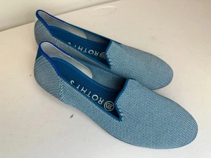 Mocasines planos Rothy's Indigo Cloud punta redonda retirados descontinuados talla 7 - Imagen 1 de 6