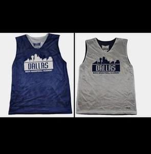 Youth Dallas Mavs Basketball Academy Jersey Medium Reversible Mavericks USA MADE - Picture 1 of 12