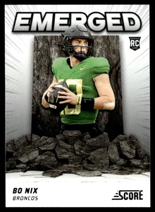 2024 Score Emerged Bo Nix Denver Broncos #EM-BNX - Picture 1 of 2
