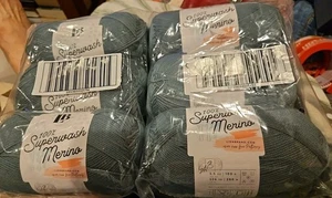 6 matassine/marca leone 100% filato salvia merino superwash matassa 3,5 oz 100g 306yd  - Foto 1 di 4
