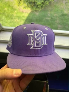 Milwaukee Brewers New Era Purple Side Patch MLB Fitted Cap Hat 7 3/8 - Picture 1 of 5