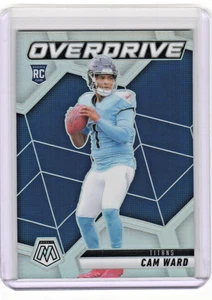 2025 Panini Mosaic Cam Ward RC Overdrive Silver Prizm Tennessee Titans #2 - Picture 1 of 2