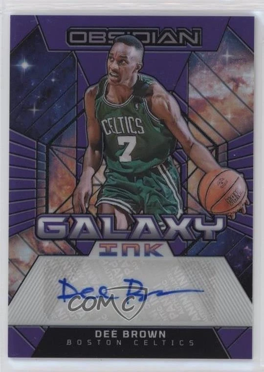 2023 Panini Obsidian Galaxy Ink Electric Etch Purple Flood 31/49 Dee Brown Auto - Image 1 of 3