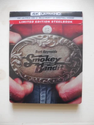 Smokey and The Bandit 4K Steelbook (4K UHD + Blu-ray + Digital Code) NEW - Image 1 of 2