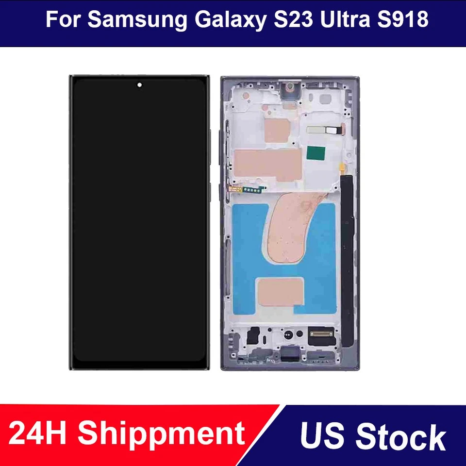 TFT Para Samsung Galaxy S23 Ultra 5G S918U Pantalla LCD Pantalla Táctil con Marco Foto 1 de 4
