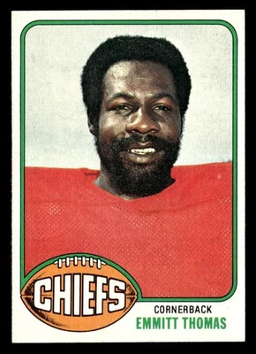 Emmitt Thomas 1976 Topps Card #216 Kansas City Chiefs - Image 1 of 2