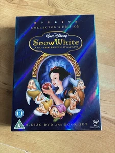 SNOW WHITE AND THE SEVEN DWARFS Collectors Edition - 2 DVD Discs + Book - Picture 1 of 1