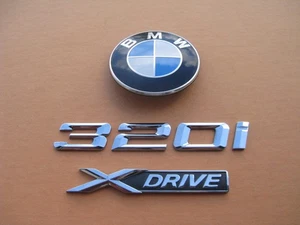 12 13 14 15 16 17 18 BMW 320I 320 I F30 REAR EMBLEM LOGO BADGE SIGN USED A46934 - Picture 1 of 5