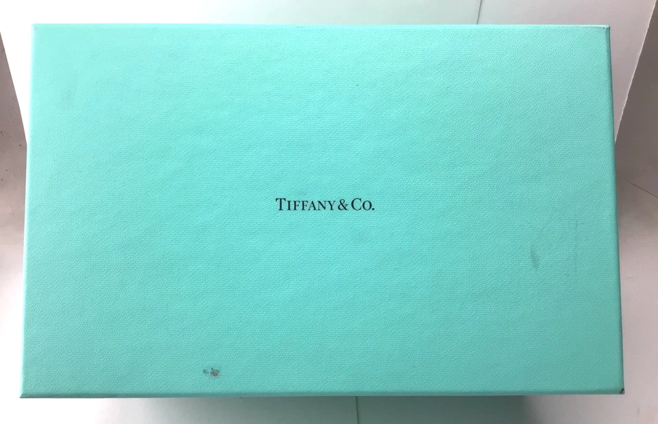 Taza de cerveza a cuadros de cristal tallada Tiffany & Co nueva - patrón descontinuado Foto 1 de 4