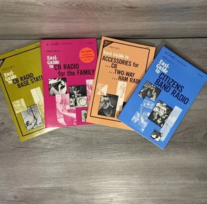 Vintage CB Radio Easi Guide Books Lot Of 4 Easy Guides 1970s Two Way Ham - Picture 1 of 12
