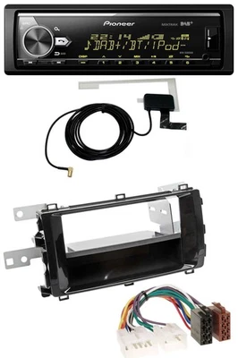 Pioneer Bluetooth DAB USB MP3 Autoradio für Toyota Auris (ab 2013) schwarz - Bild 1 von 4