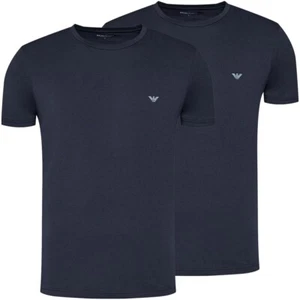 Emporio Armani Underwear Men's 2-Pack Crew Neck Logo T-Shirt Baumwolle Elasthan - Bild 1 von 21