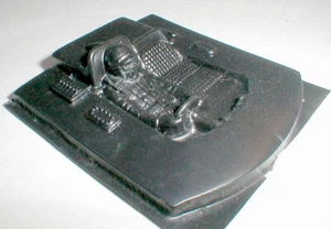 (1) Right Side Slot Car Driver Interior 2 3/4" X 2 1/2" 1960's Original NOS - Picture 1 of 5